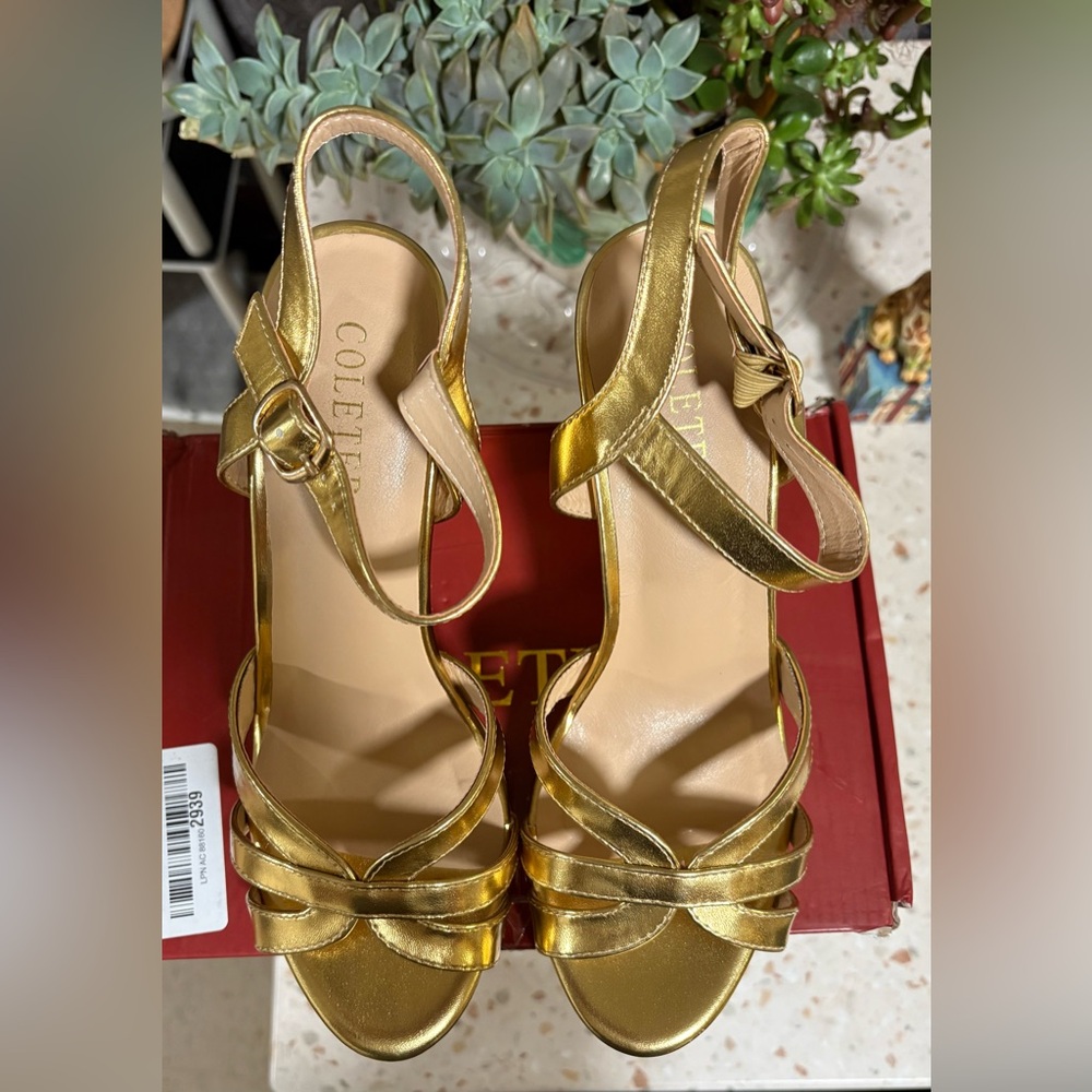 Coleter Women's Chunky Platform Heels Ankle Strap Sandals, Size 8 - Picture 10 of 16